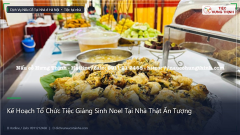 Ảnh Kế Hoạch Tổ Chức Tiệc Giáng Sinh Noel Tại Nhà Thật Ấn Tượng